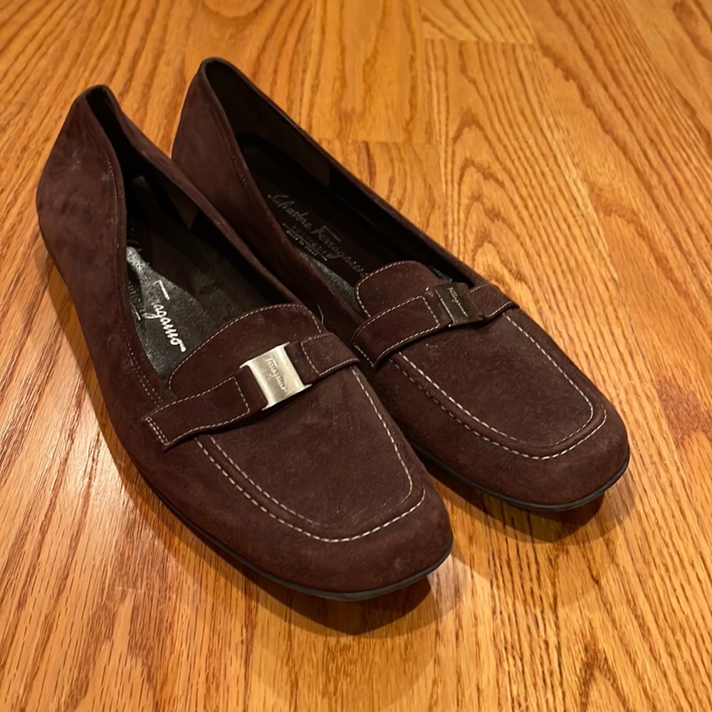 Ferragamo Suede Loafers